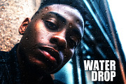 Wet Water Drop Photo Effect, a Layer Style Add-On by studiogstock (Thumbnail 1 of 2)