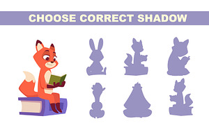 Correct shadows. choice correct, an Education Illustration by Onyx