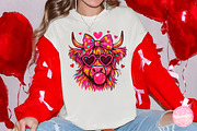 Heifer Valentine Png,Highland Cow, an Illustration by CreationArt (Thumbnail 2 of 5)
