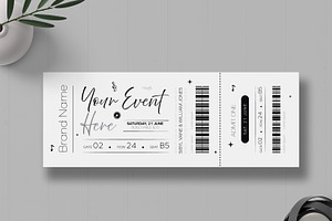 Event Ticket Template, a Card Template by MightyDesign