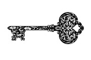 Ornamental Vintage Key SVG Bundle, an Illustration by Gaye Art (Thumbnail 29 of 31)