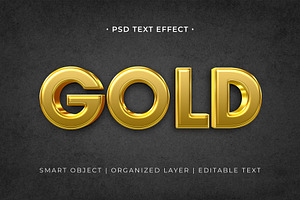 Gold Text Effect