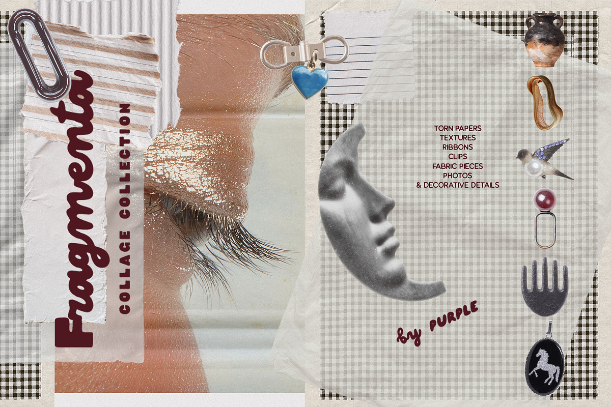 Fragmenta: collage pack, an Object Graphic by Purple (Photo 11 of 11)