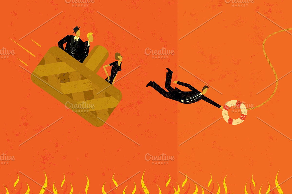 Business Concepts Bundle 06 Men, a Person Illustration by retrorocket (Photo 3 of 16)