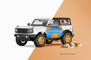 SUV Car Mockup, an Advertising Mockup by WebAndCat (Thumbnail 3 of 14)