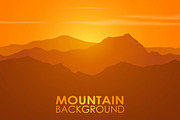 Mountains low poly vector collection, a Texture Illustration by MSA-Graphics (Thumbnail 8 of 8)
