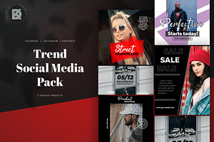 Trend Social Media Pack