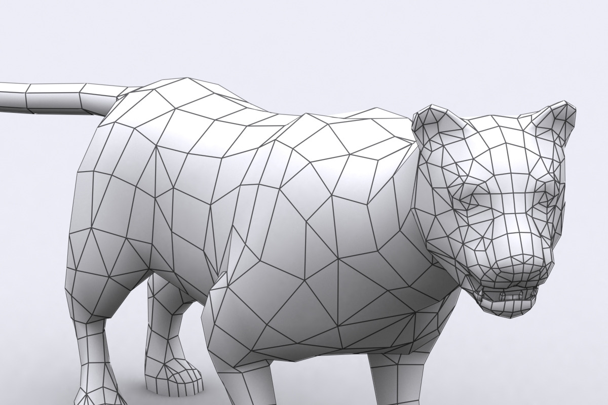3DRT - Safari animals - Jaguar, an Animal 3D Model by 3DRT.com (Photo 3 of 3)