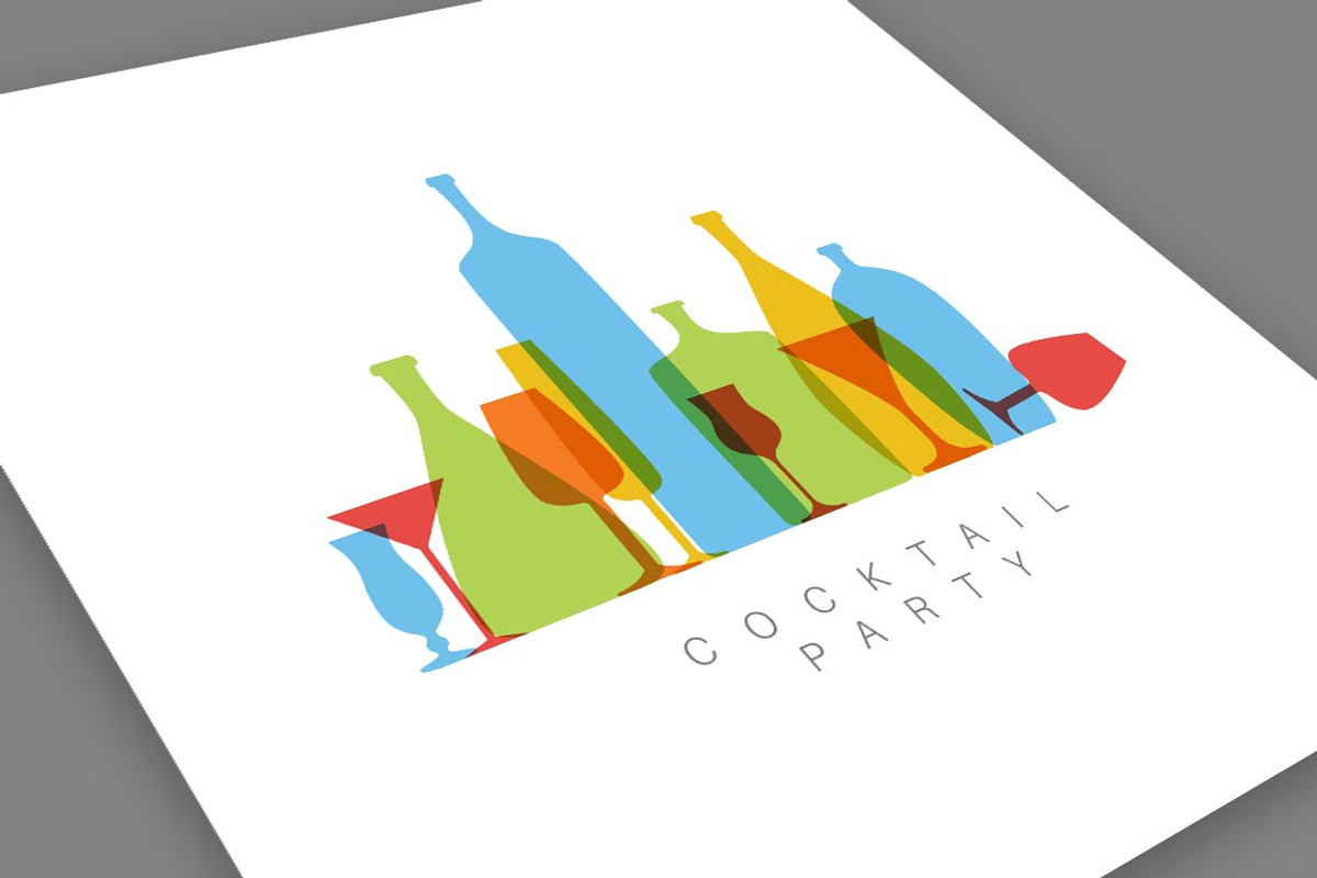 Minimalist Cocktail Party Invitation, a Card Template by Orson (Photo 1 of 2)