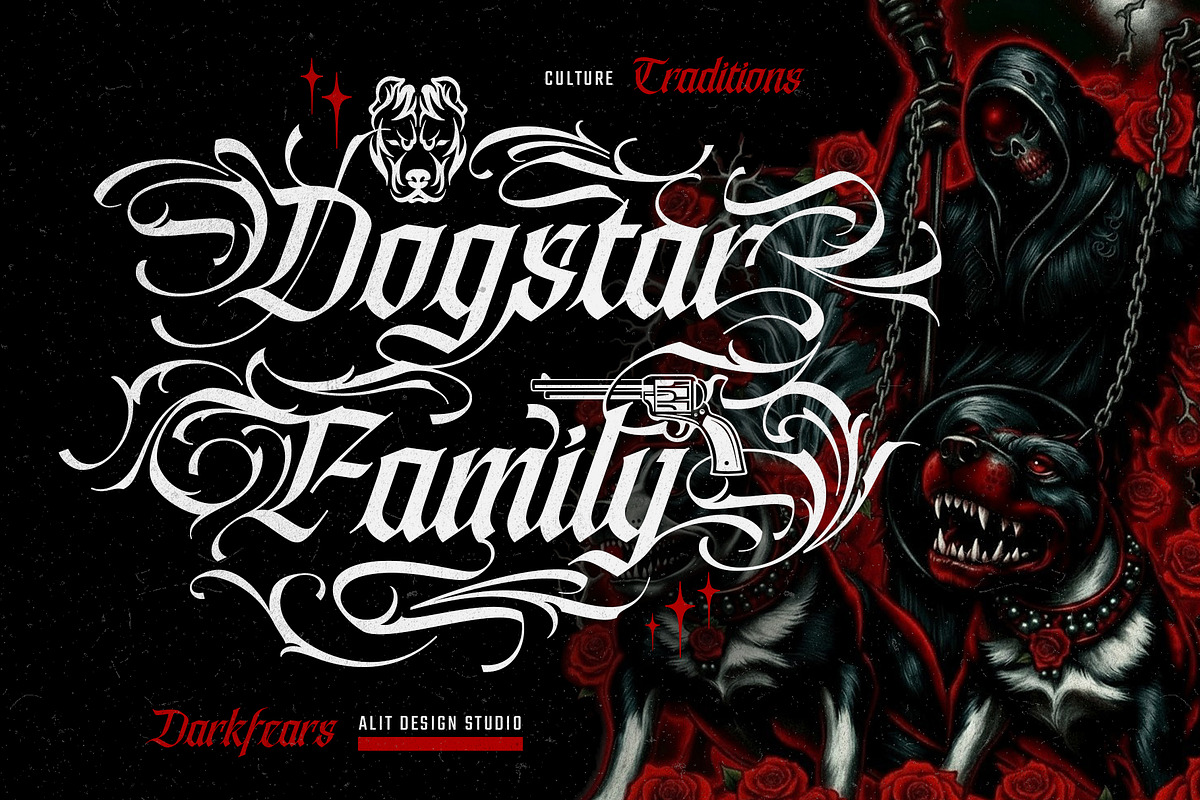 Syndicate Shadow, a Blackletter Font by alit design (Photo 2 of 20)