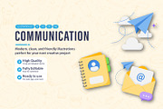 Communication set illustration, a Technology Illustration by pictranoosa_studio (Thumbnail 1 of 3)