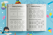 Kindergarten Math Activity Worksheet, a Print Template by Book2bees (Thumbnail 3 of 23)