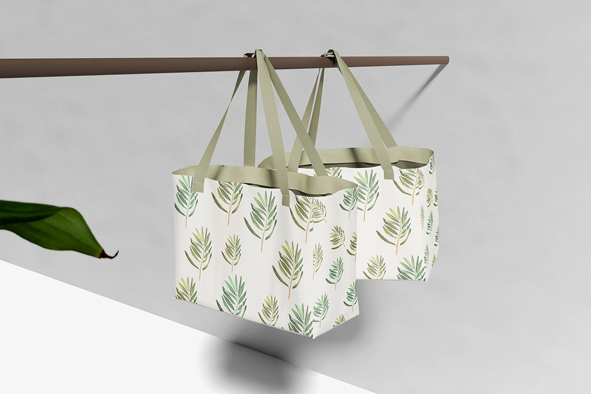 Canvas Tote Bag Mockup, an Apparel Mockup by seulangagraphic (Photo 3 of 5)
