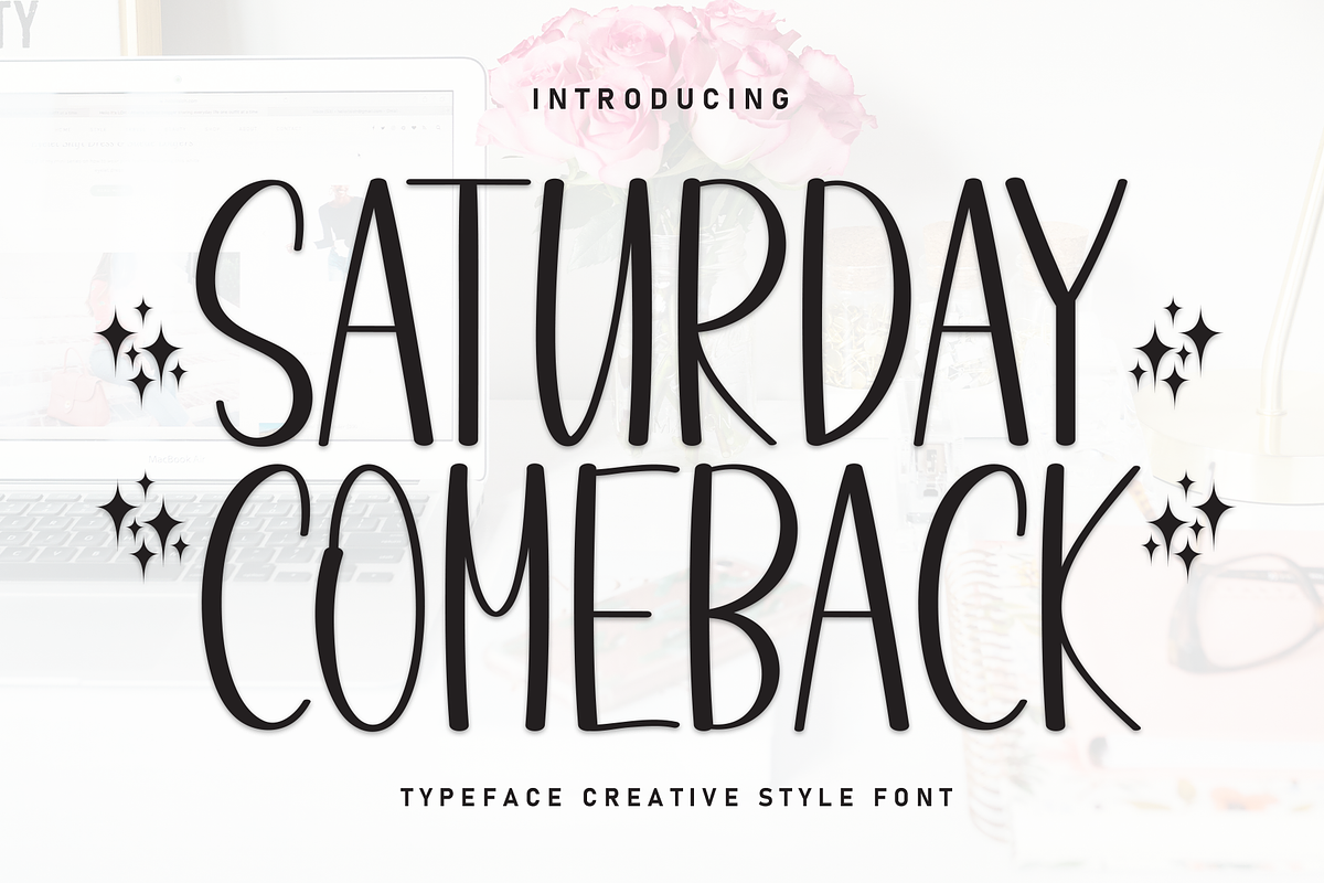 Saturday Comeback | Script Font, a Script Font by Scratchones (Photo 1 of 9)