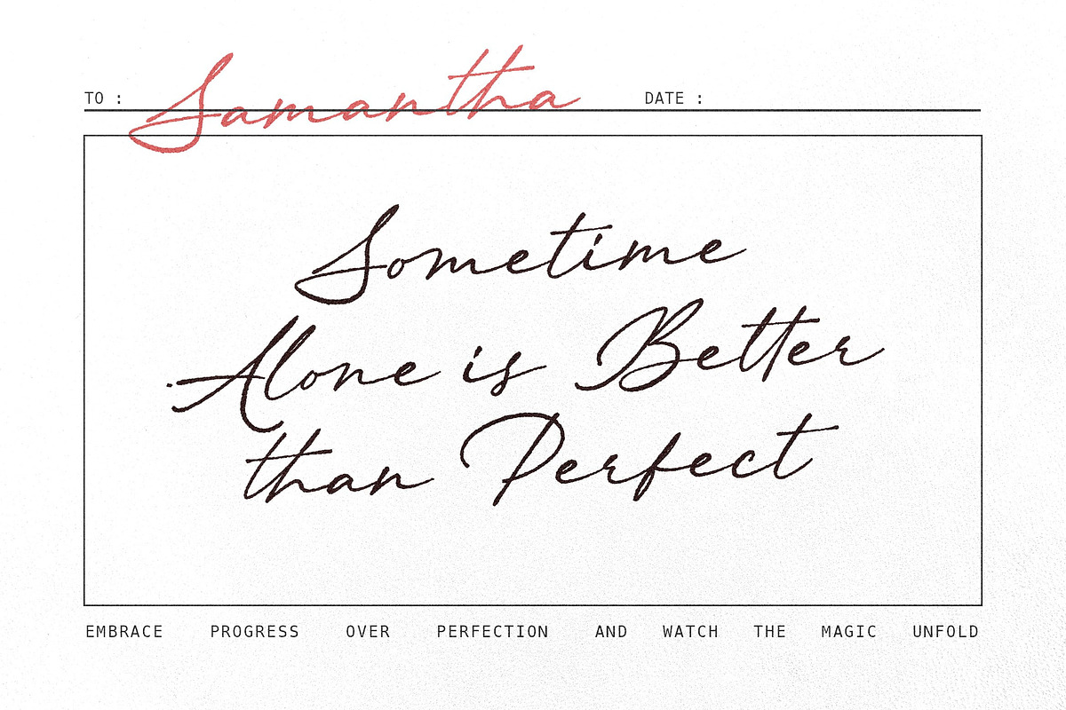 Always Classy – Elegant Handwritten, a Handwritten Font by Blankids Studio (Photo 8 of 9)