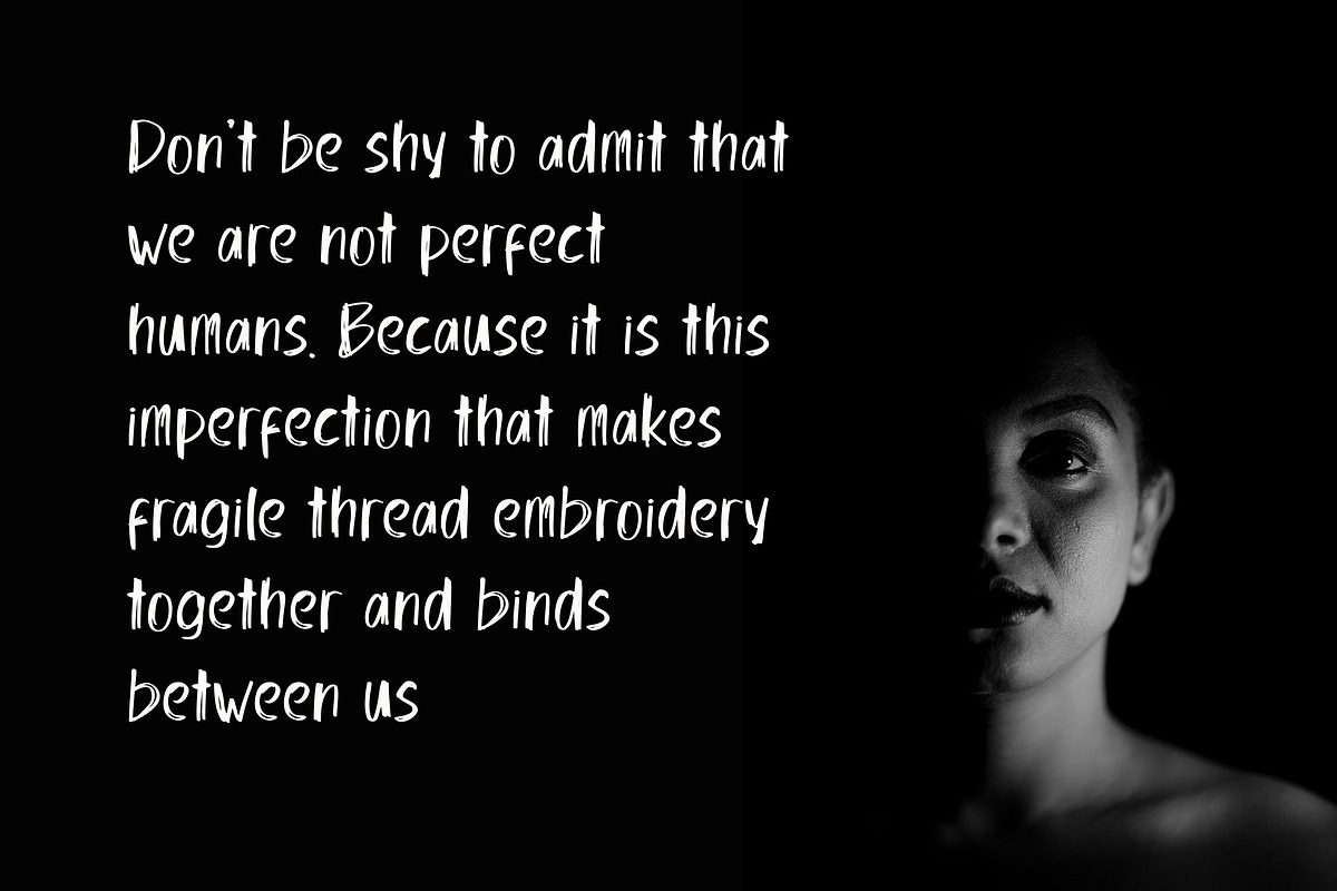 HandRush Handwriting Font, a Handwritten Font by NTC Graphic (Photo 5 of 8)