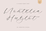 Montelia Hublot A Luxury Script Font, a Script Font by Storytype Studio (Thumbnail 1 of 14)