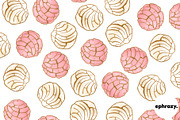Mexican Pan Dulce Graphics, a Pattern Graphic by EphrazyGraphics (Thumbnail 4 of 7)
