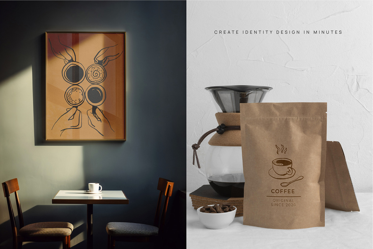 COFFEE LINE ART ILLUSTRATIONS, a Food Illustration by La Petite Line Art (Photo 8 of 12)