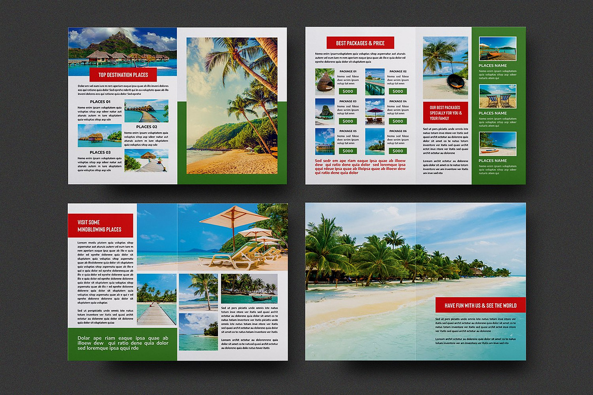Travel Agency Brochure, a Brochure Template by Template Shop (Photo 3 of 6)