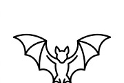 43 Halloween Line Vector Icons, an Outline Icon by adenpinkstore (Thumbnail 12 of 19)