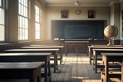 24 PNG Vintage School Classroom, a Background Graphic by adenpinkstore (Thumbnail 2 of 5)