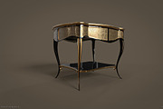 Vintage table, a Furniture 3D Model by Snji | 3D Models (Thumbnail 16 of 18)