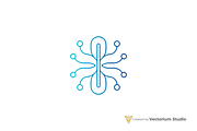 Abstract Blue Tech Logo, a Branding & Logo Template by Vectorium Studio (Thumbnail 5 of 16)