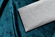 Envelope Mockup on Velvet Fabric, a Product Mockup by Design Squad (Thumbnail 4 of 5)