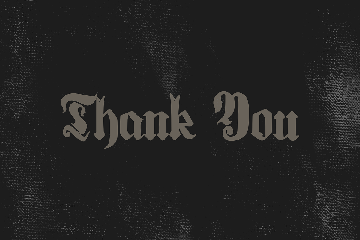 Luminados Fraktur, a Blackletter Font by Mofr 24 (Photo 8 of 8)