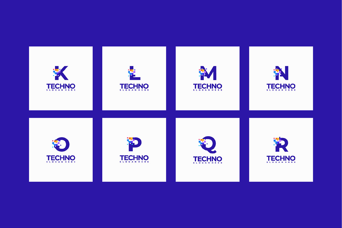Set of Logo Alphabet Numberic, a Branding & Logo Template by Lucky Creative (Photo 3 of 5)