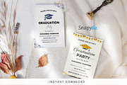 Graduation Invitation Canva Template, an Invitation Template by Snapybiz (Thumbnail 7 of 10)