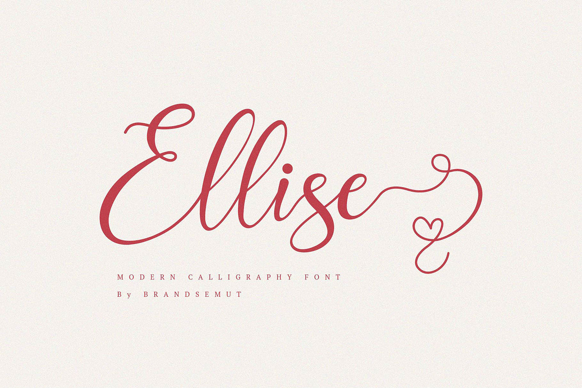 Ellise - Lovely Script Font