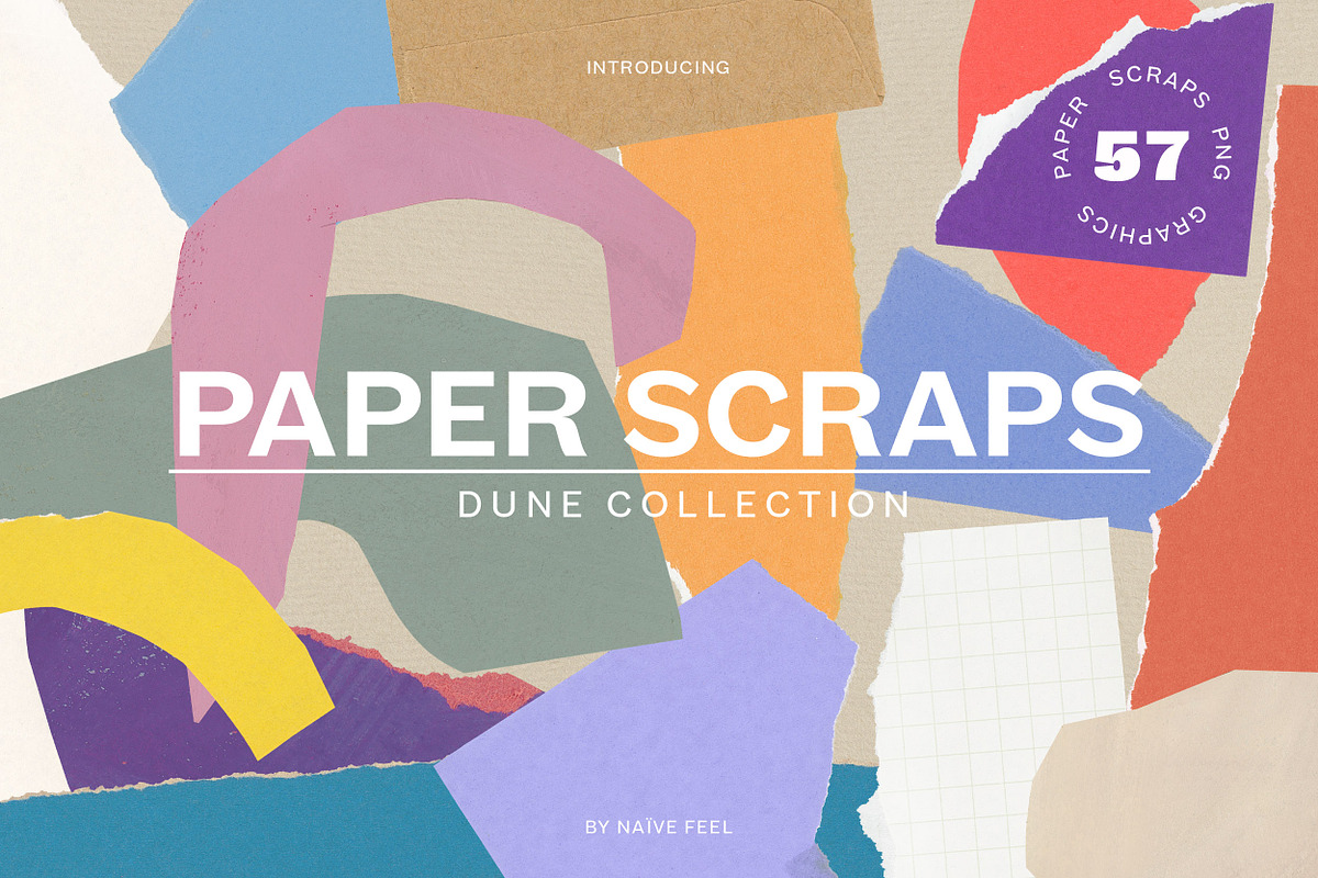 Paper Scraps, a Texture Graphic by Naive Feel (Photo 1 of 7)