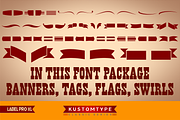 Beerlabels and Clothinglabels Pro XL, a Symbol Font by Kustomtype (Thumbnail 3 of 3)