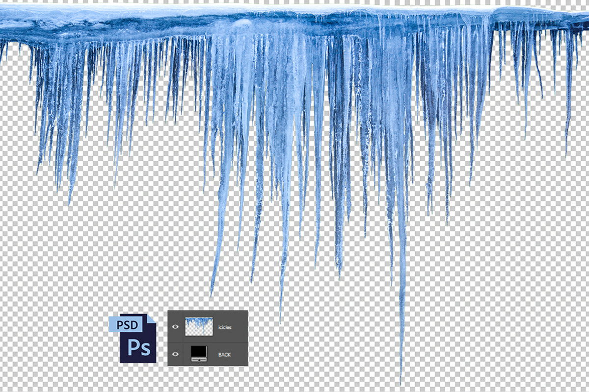 Icicles isolated from background, a Nature Photo by Countryside life (Photo 14 of 22)