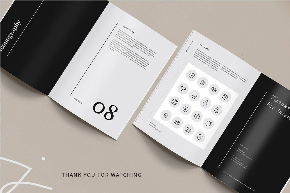 Brand Guidelines, a Brochure Template by Occy Design (Photo 16 of 16)