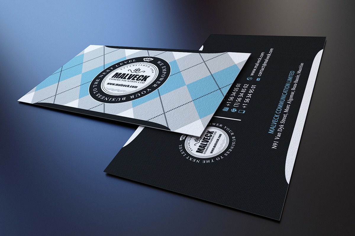 Argyle Business Card, a Business Card Template by Marvel (Photo 2 of 4)