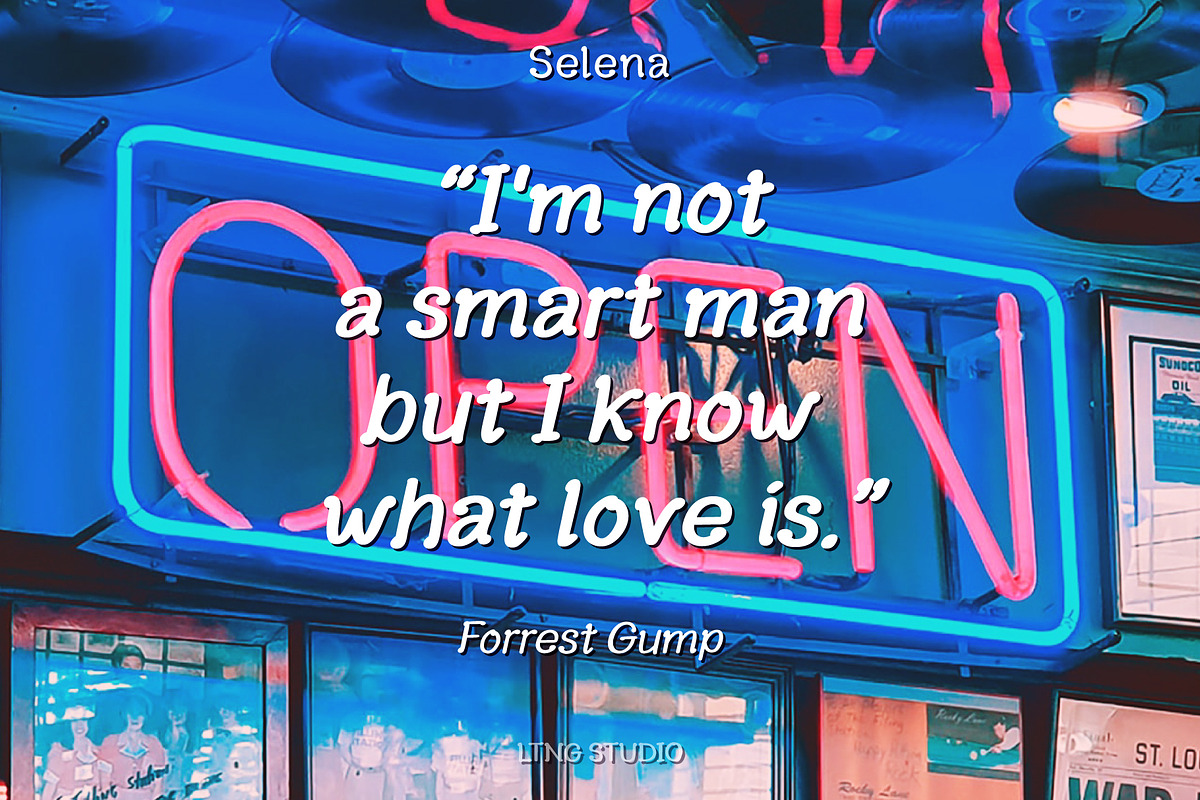 Selena Handwritten & Display Font, a Handwritten Font by LTNG STUDIO (Photo 5 of 10)