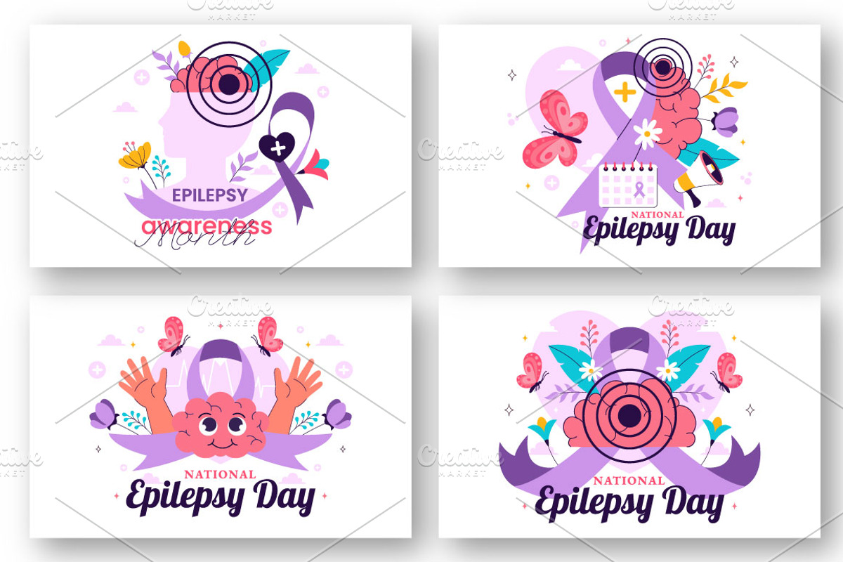 10 National Epilepsy Awareness Month, a Healthcare Illustration by denayunebgt (Photo 3 of 4)