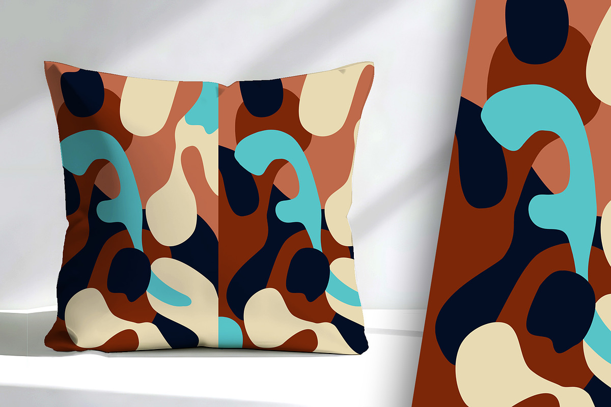 Coffee and Cream Abstract Modern Art, a Decorative Illustration by Sharon Schwalbe (Photo 3 of 6)