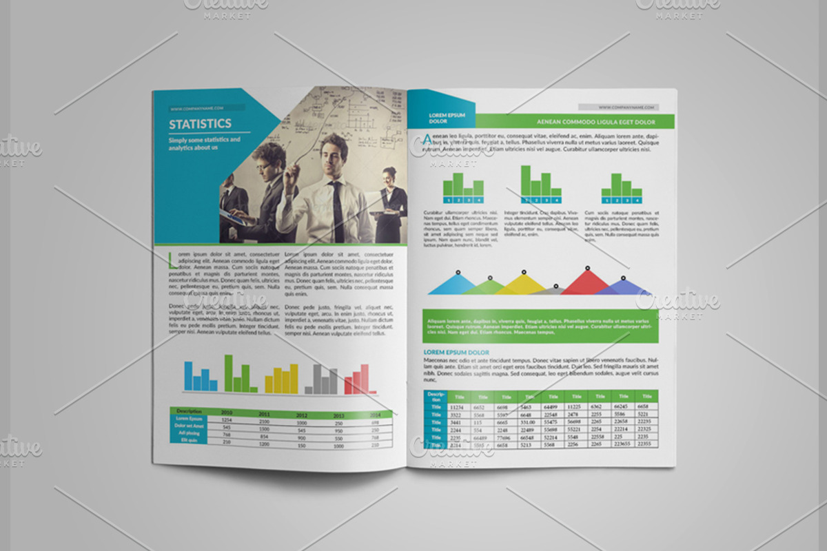 16 Page Indesign Corporate Brochure, a Brochure Template by WonderShop (Photo 3 of 4)