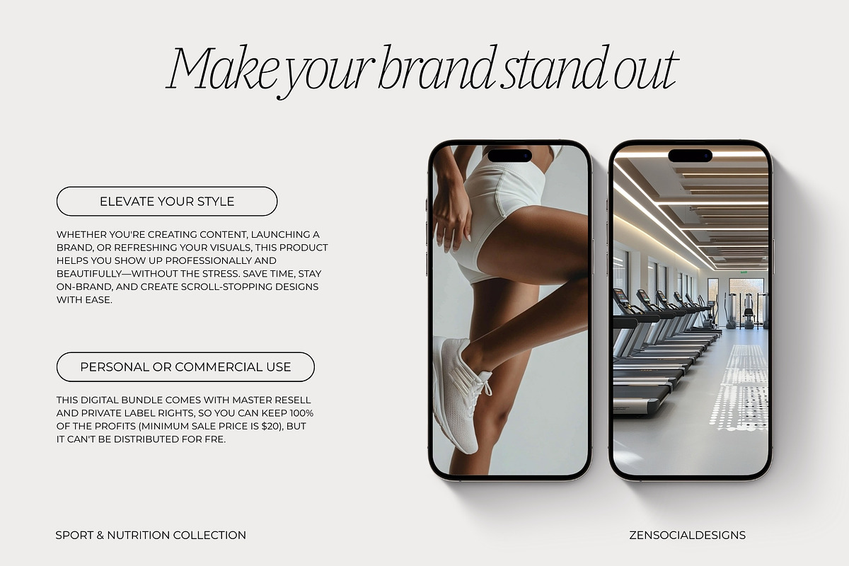 Sport & Nutrition Stock Photo Bundle, a Food & Drink Photo by ZenSocialDesigns (Photo 8 of 9)