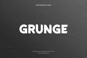 Grunge, a Script Font by garismantra
