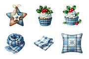 Christmas Blue Plaid, an Illustration by Design Market (Thumbnail 2 of 5)