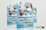 Laundry Commercial Washing Flyer, a Flyer Template by PSDPixel (Thumbnail 4 of 5)