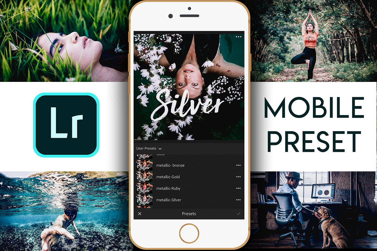 Lightroom Mobile - Silver, an Action Add-On by Design Aesthetic (Photo 1 of 6)