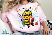 Cute School Bee PNG, a Seasonal Illustration by Daily.Designs (Thumbnail 3 of 5)
