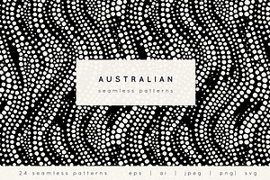 Australian Seamless Patterns Set, a Pattern Graphic by Curly_Pat