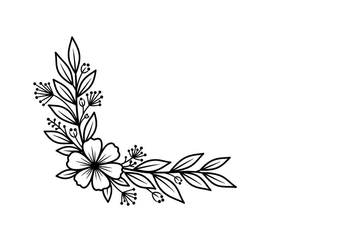 Floral Corner Ornament Clipart Bundl, an Illustration by Creativeshirt (Photo 28 of 48)